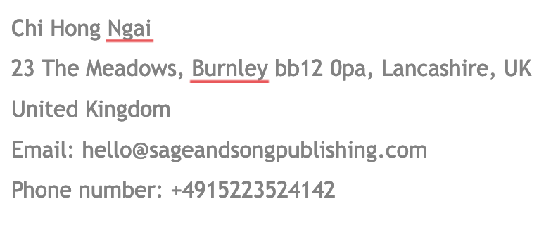 Contact Details