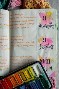 001-Bujo-Weekly Bujo Weekly Spread example 2