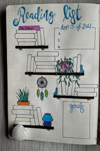 010-Bujo-Extras Bujo reading tracker