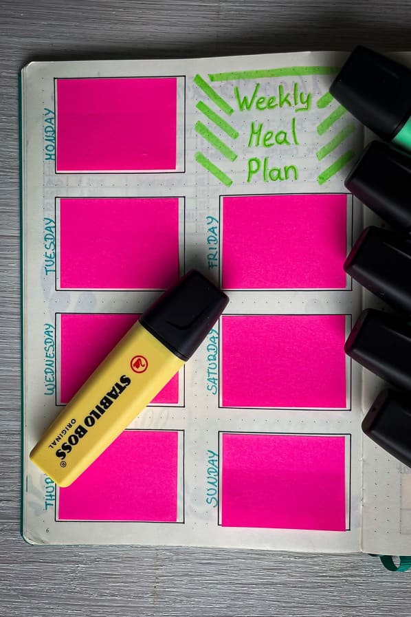 Bujo Meal Plan