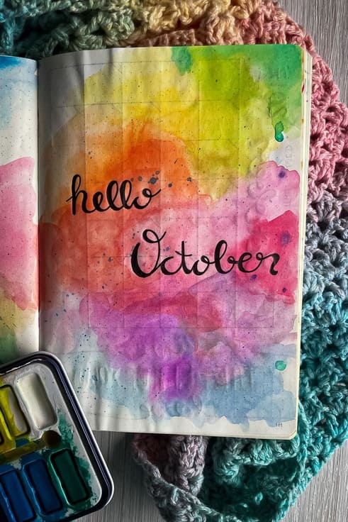 Bujo monthly cover page 2