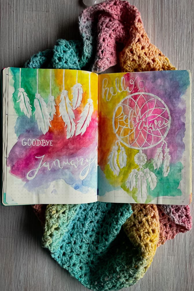 Bujo monthly cover page 5