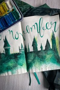 026-Bujo-Monthly Bujo monthly cover page 10
