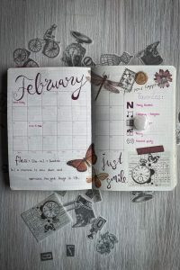 027-Bujo-Monthly Bujo monthly cover page 11