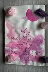 Bujo Page with a quote