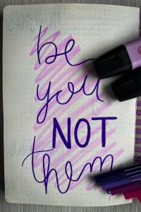 Bujo Page with a quote