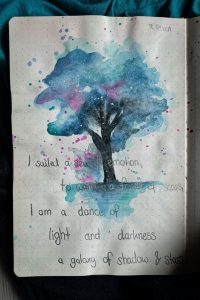 Bujo Page with a quote